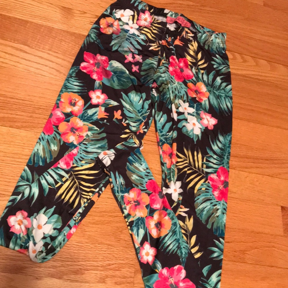 Hawaiian print leggings